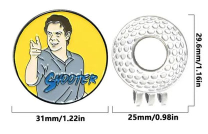 Happy Gilmore themed Magnetic golf ball marker